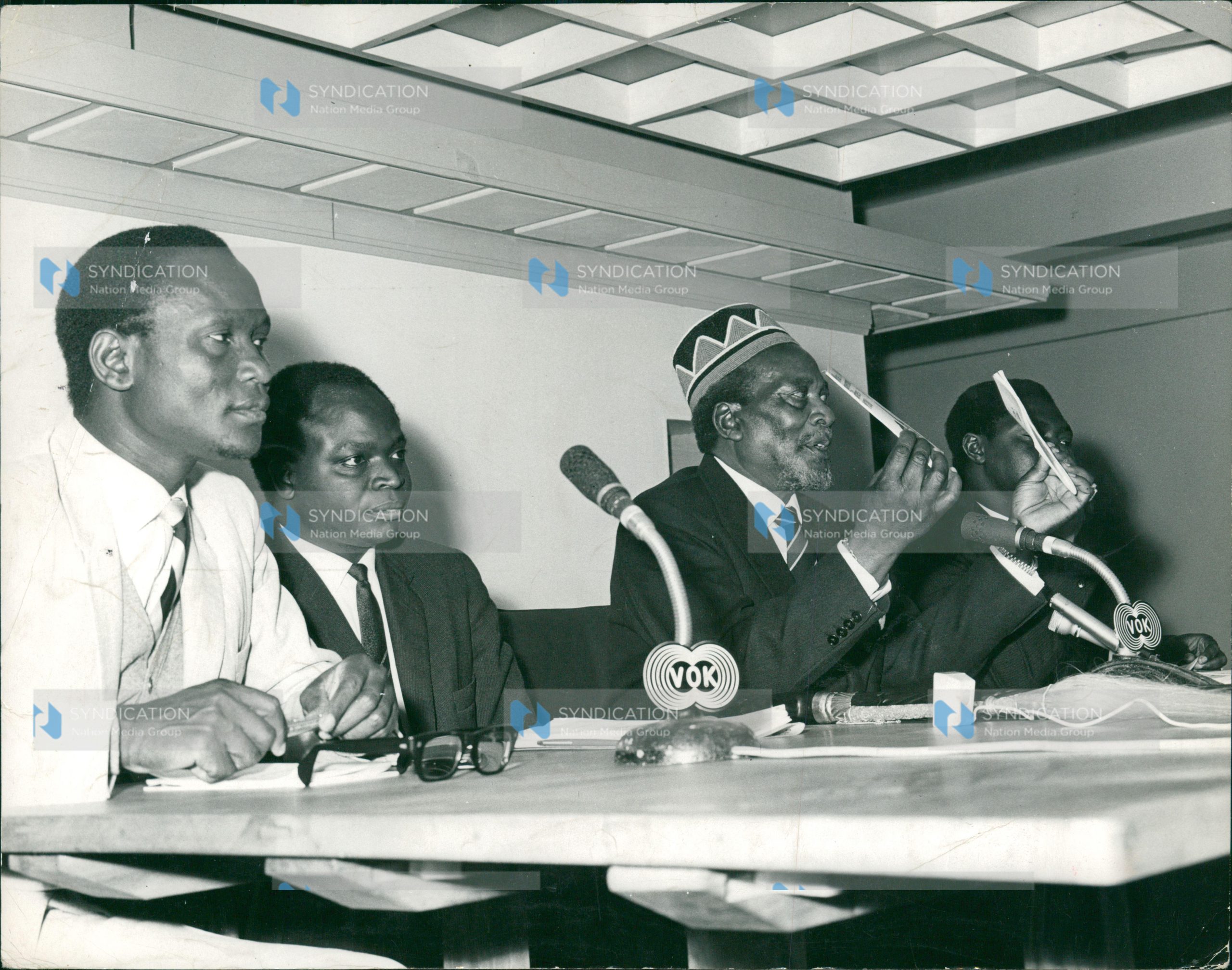 Here pictured at a Press conference