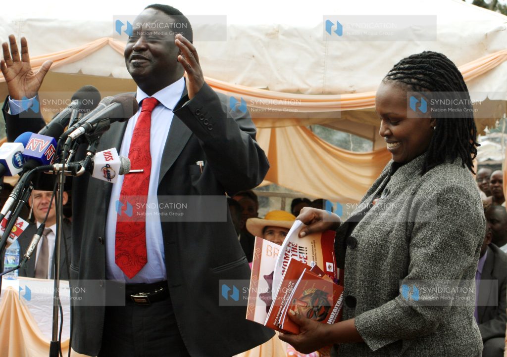 Prime Minister and Lang’ata MP Raila Odinga officially opens the Centre for Rights Education and Awareness (CREAW)