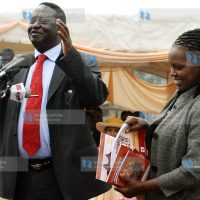 Prime Minister and Lang’ata MP Raila Odinga officially opens the Centre for Rights Education and Awareness (CREAW)