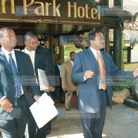 Vice president Kalonzo Musyoka and Finance minister Amos Kimunya