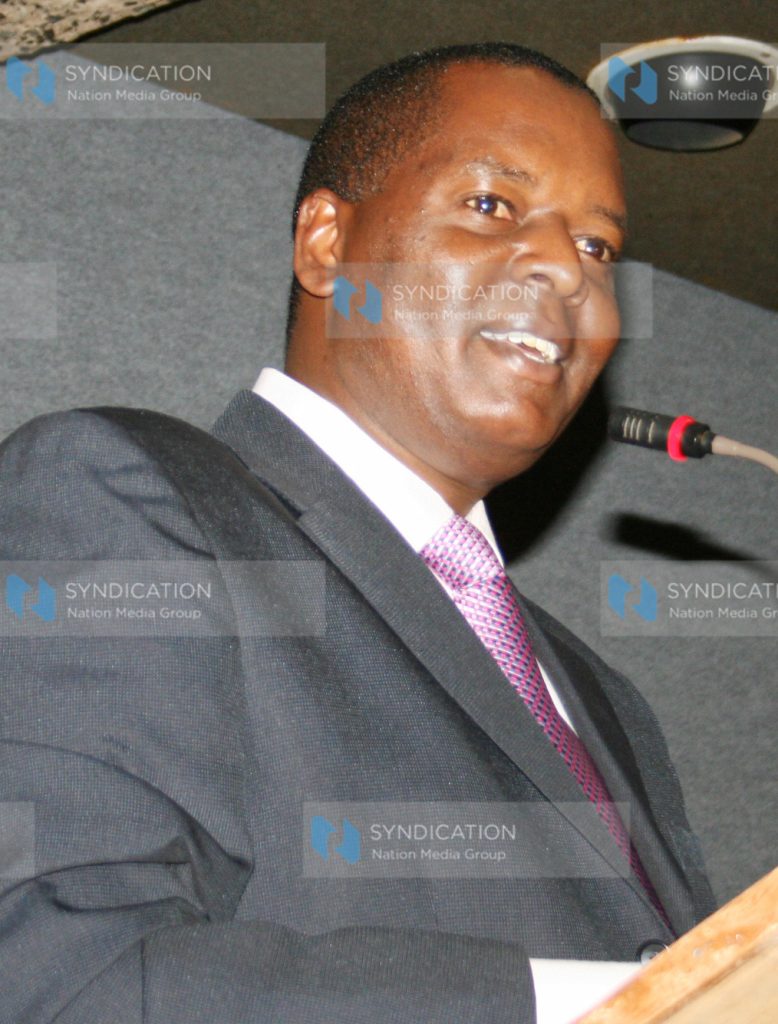 Finance Minister Amos Kimunya