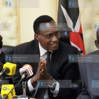 A press briefing on the laptop project tenders