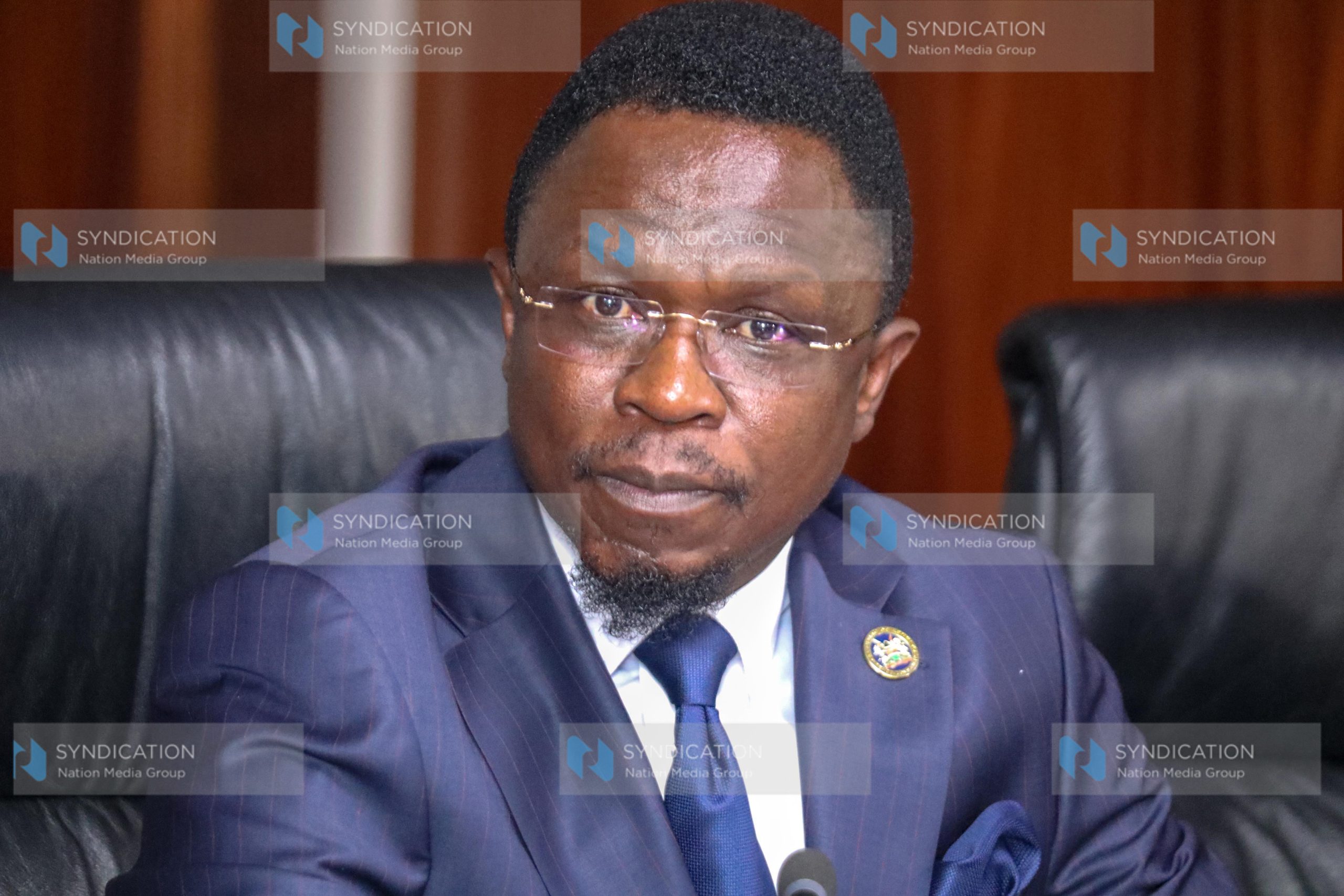 Cabinet Secretary for Youth Affairs, Sports and the Arts Ababu Namwamba at Continental House