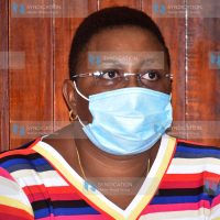 Malindi MP Aisha Jumwa before the Mombasa Law Courts