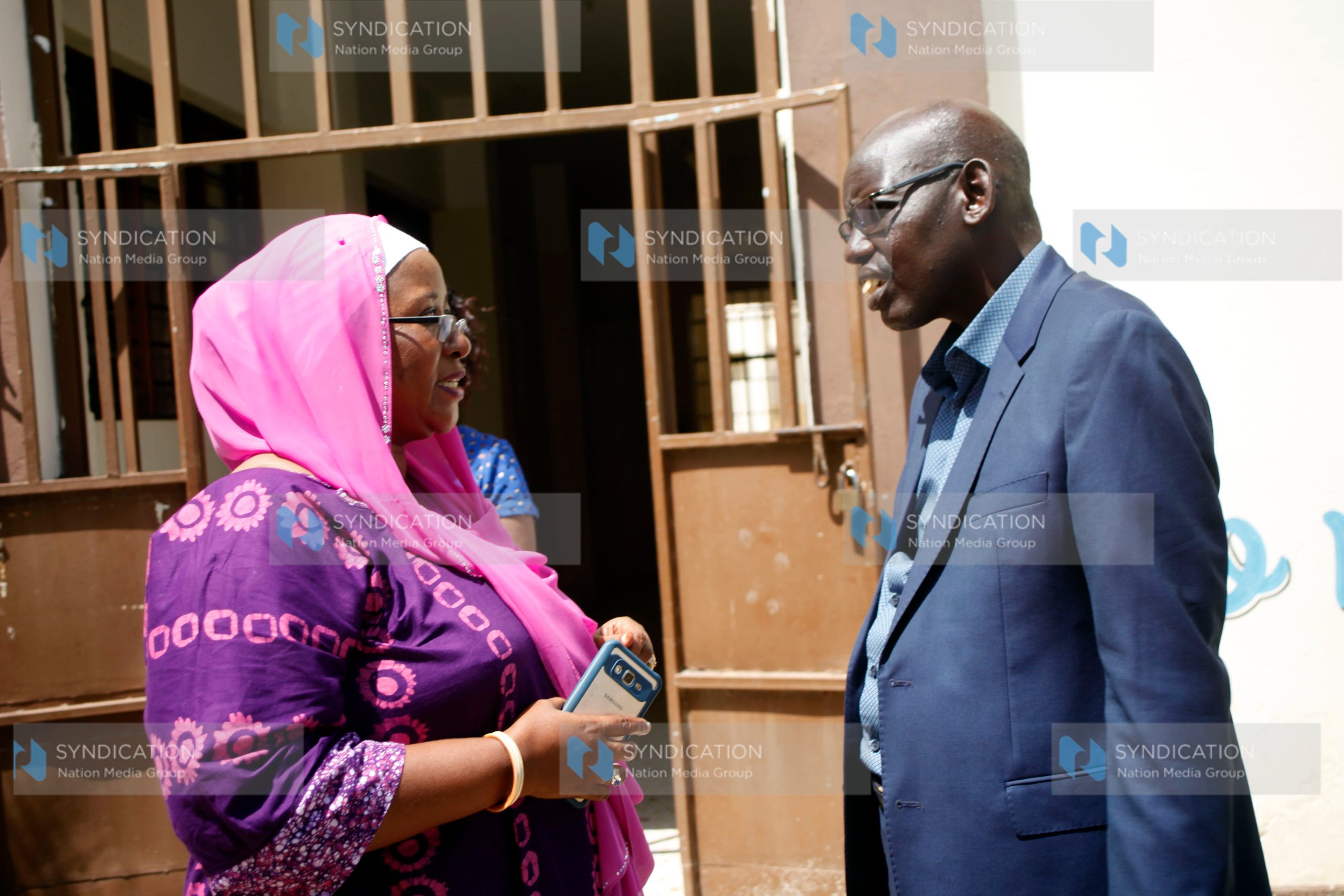Dr.Belio Kipsang together with Mama Ngina girls secondary school principal