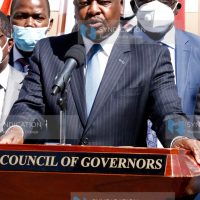 Mutahi Kagwe briefs media on the rollout of the Covid-19 vaccine to counties