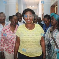 Ms. Wavinya Ndeti leaving Milimani Law courts