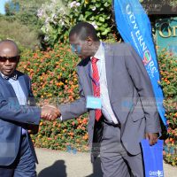 Jackson Mandago arriving to Governors Summit