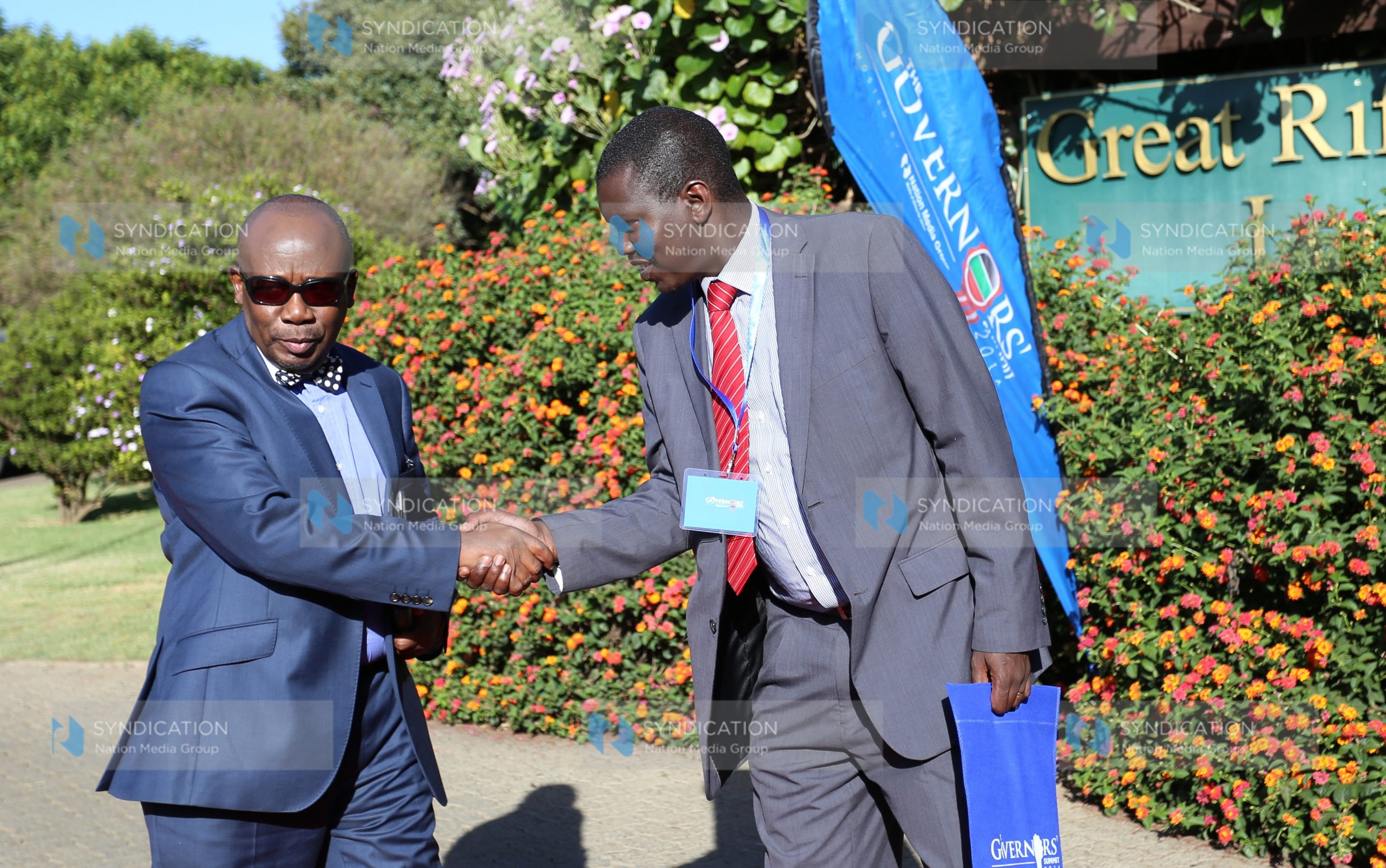Jackson Mandago arriving to Governors Summit