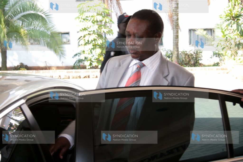 Dr. Oburu Odinga leaves Nairobi Hospital