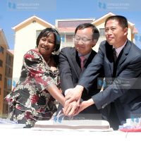 Completion ceremony of the Great wall apartments