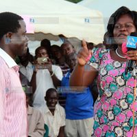 Gladys Wanga invites Homa bay Town MP Peter Kaluma to address mourners