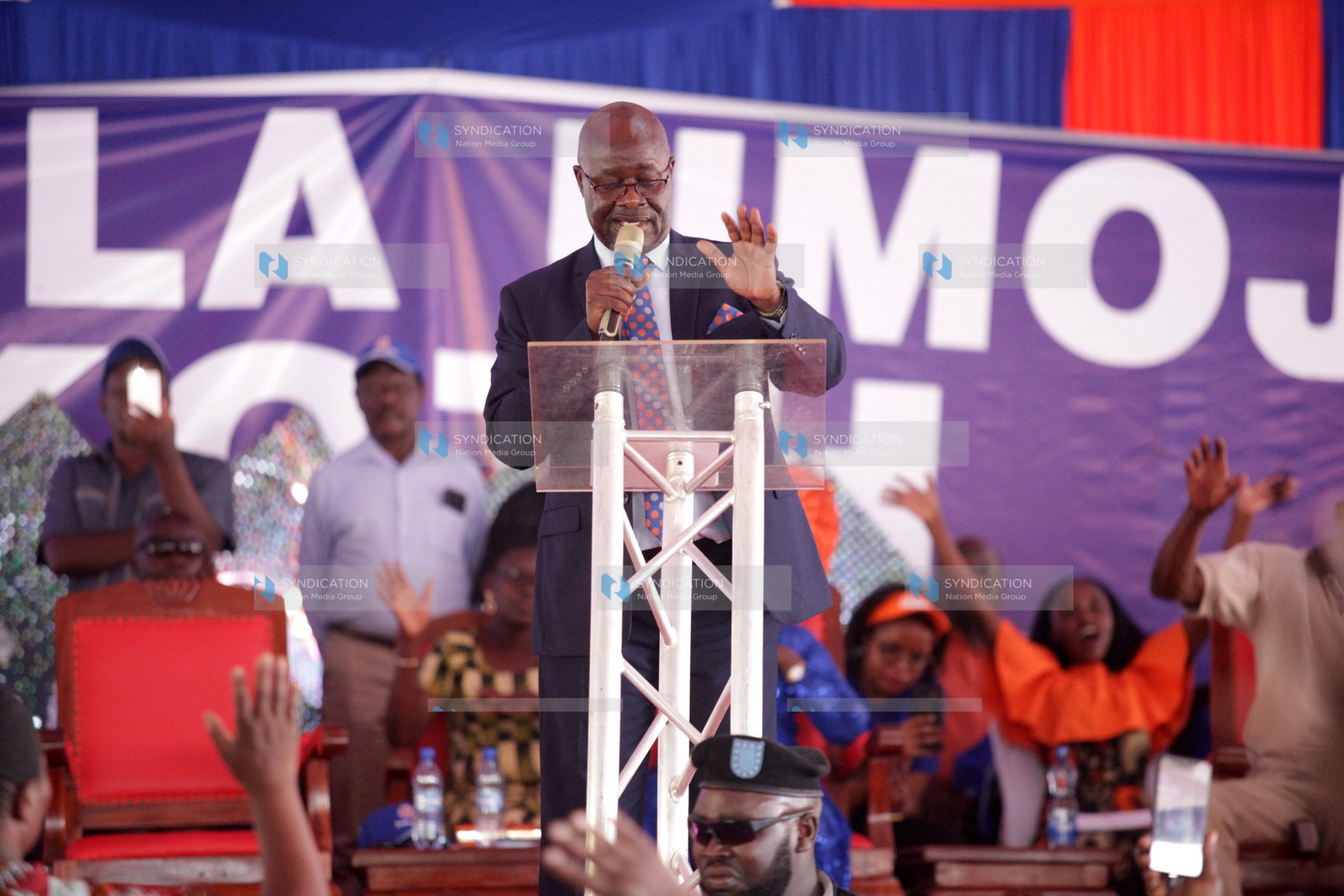 Official launch of his gubernatorial campaign in Homa Bay