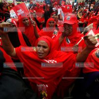 Supporters of Ali Roba, Mandera Governor, gather at Nyayo National Stadium