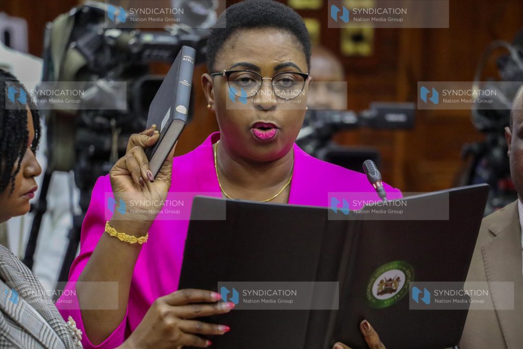 Aisha Jumwa, CS nominee for Public Service