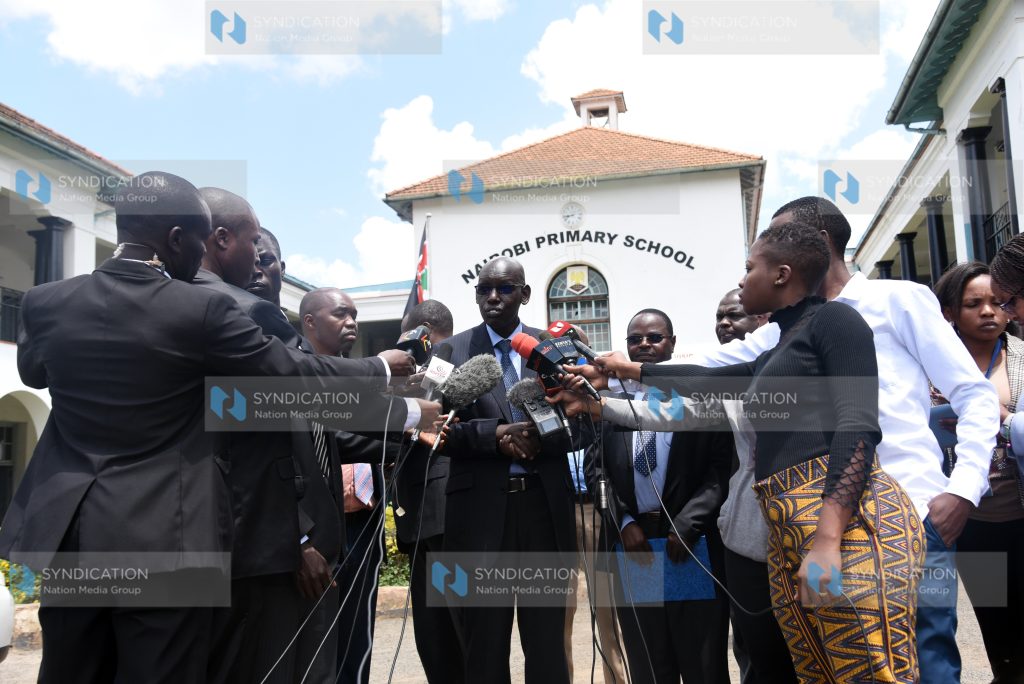 Ministry of Education Principal Secretary Belio Kipsang