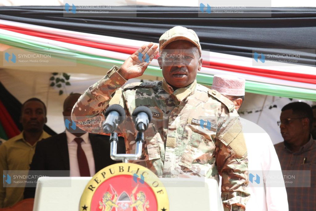 Interior CS Kithure Kindiki