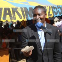 Mwangi Kiunjuri addresses faithful at AIPCA St. Matthews Church