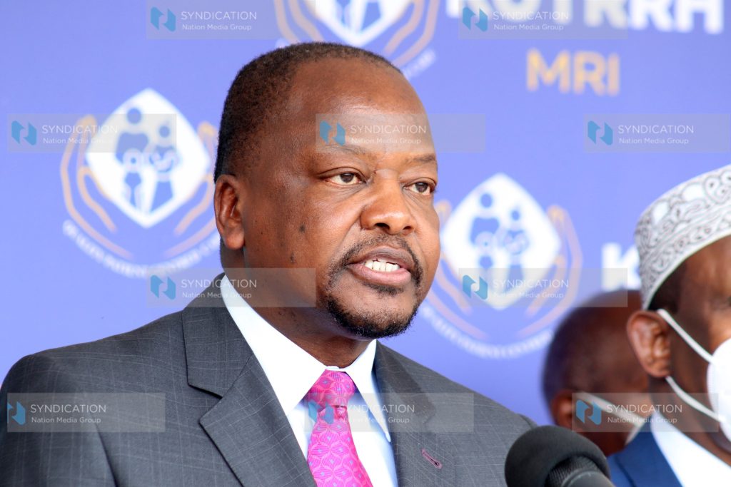 Health Cabinet Secretary Mutahi Kagwe