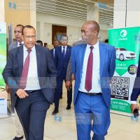 Cabinet Secretary Ministry of Investments, Trade, and Industry–Kenya Lee Kinyanjui joined by Garissa County Governor Nathif Jama