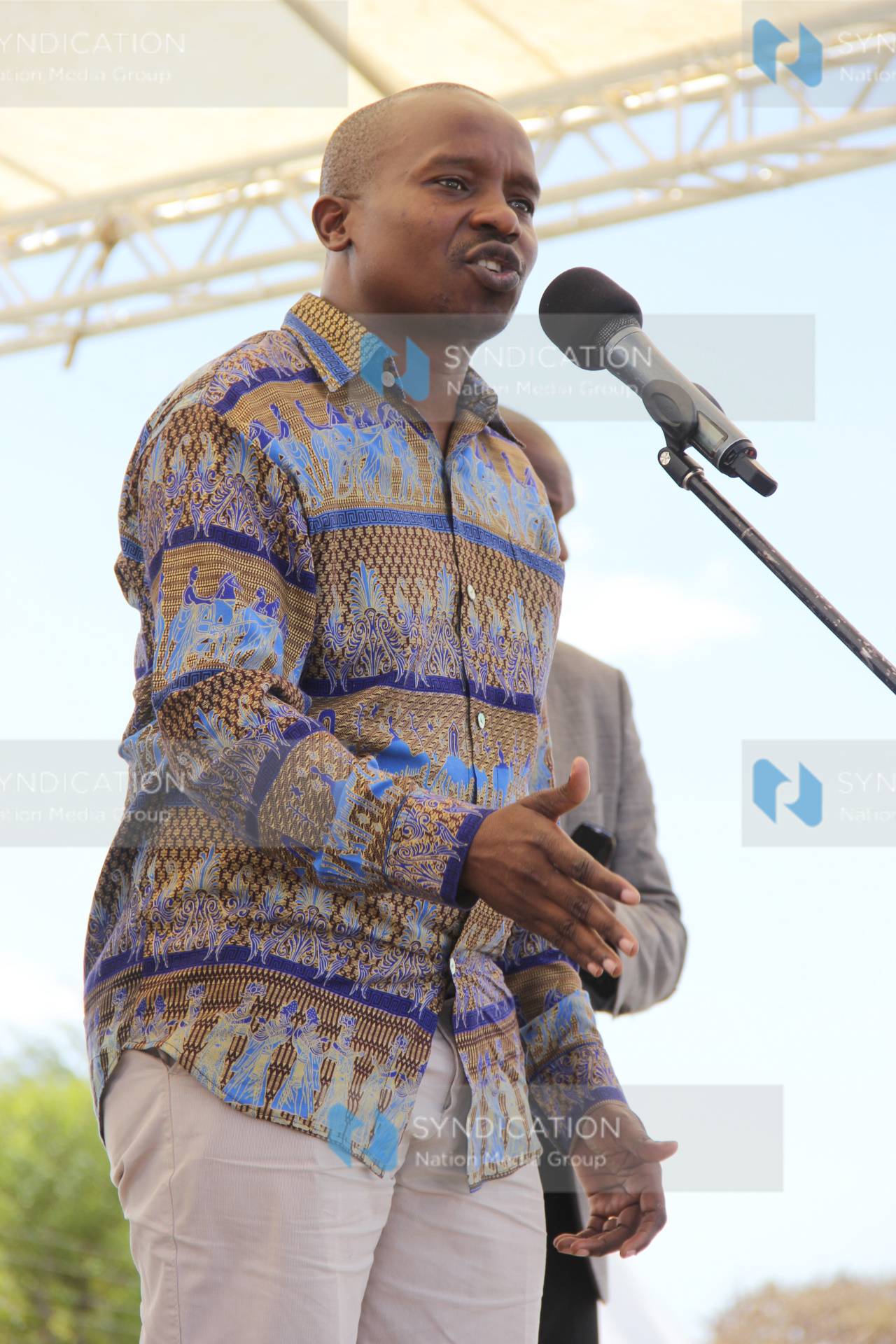 Senate Majority Leader Kithure Kindiki during a thanksgiving service