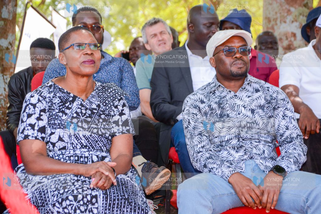 Dorcas Agik Oduor, Kenya’s first female Attorney General, and Dr. Raymond Omollo