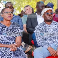 Dorcas Agik Oduor, Kenya’s first female Attorney General, and Dr. Raymond Omollo
