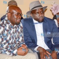 Raymond Omollo, Principal Secretary, Ministry of Interior and National Administration, and Onesimus Kipchumba Murkomen