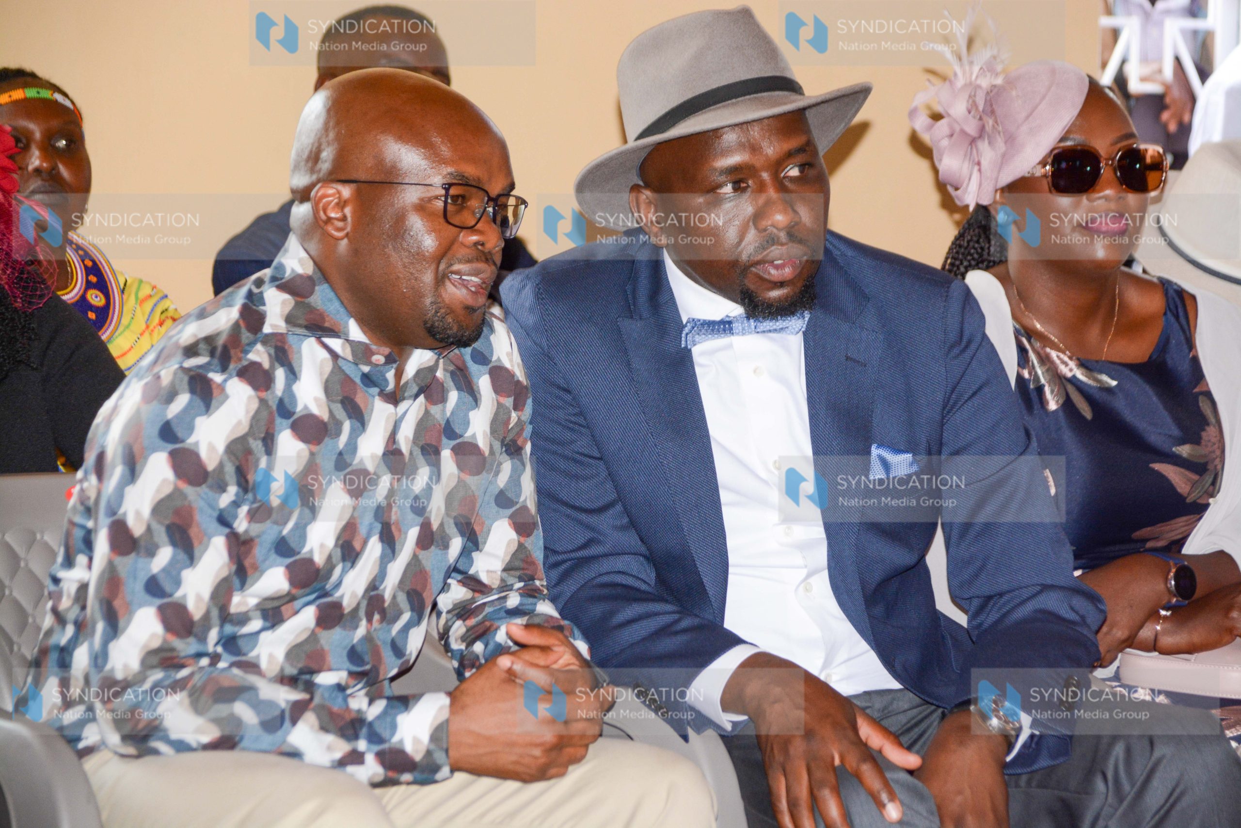 Raymond Omollo, Principal Secretary, Ministry of Interior and National Administration, and Onesimus Kipchumba Murkomen