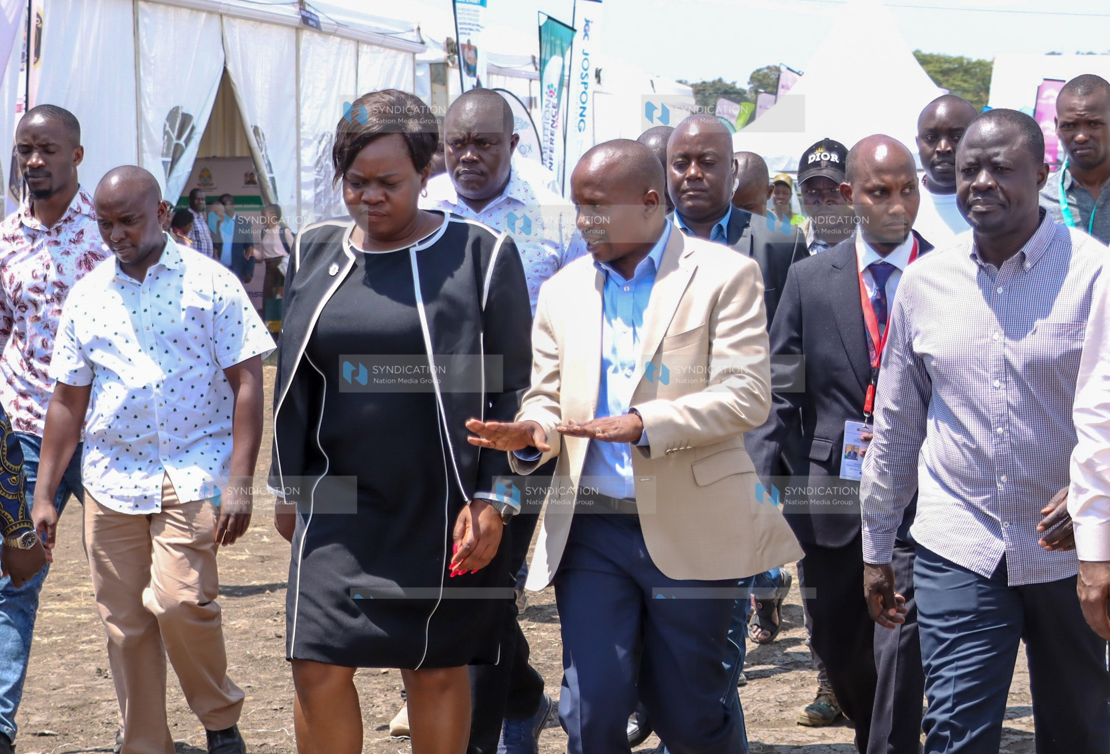 Deputy President Prof Kithure Kindiki arrival in Homa Bay High School