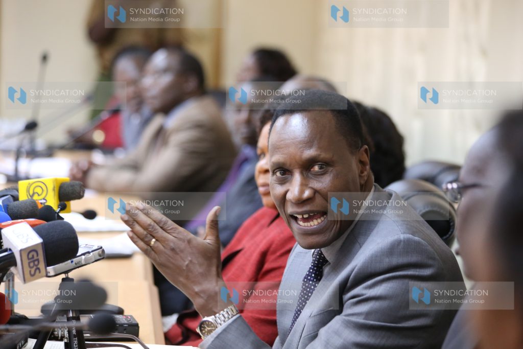 Education Cabinet Secretary Prof Jacob Kaimenyi procuring of free laptops to primary schools