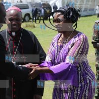 Deputy President William Ruto consoles Murang'a women representative Sabina Chege