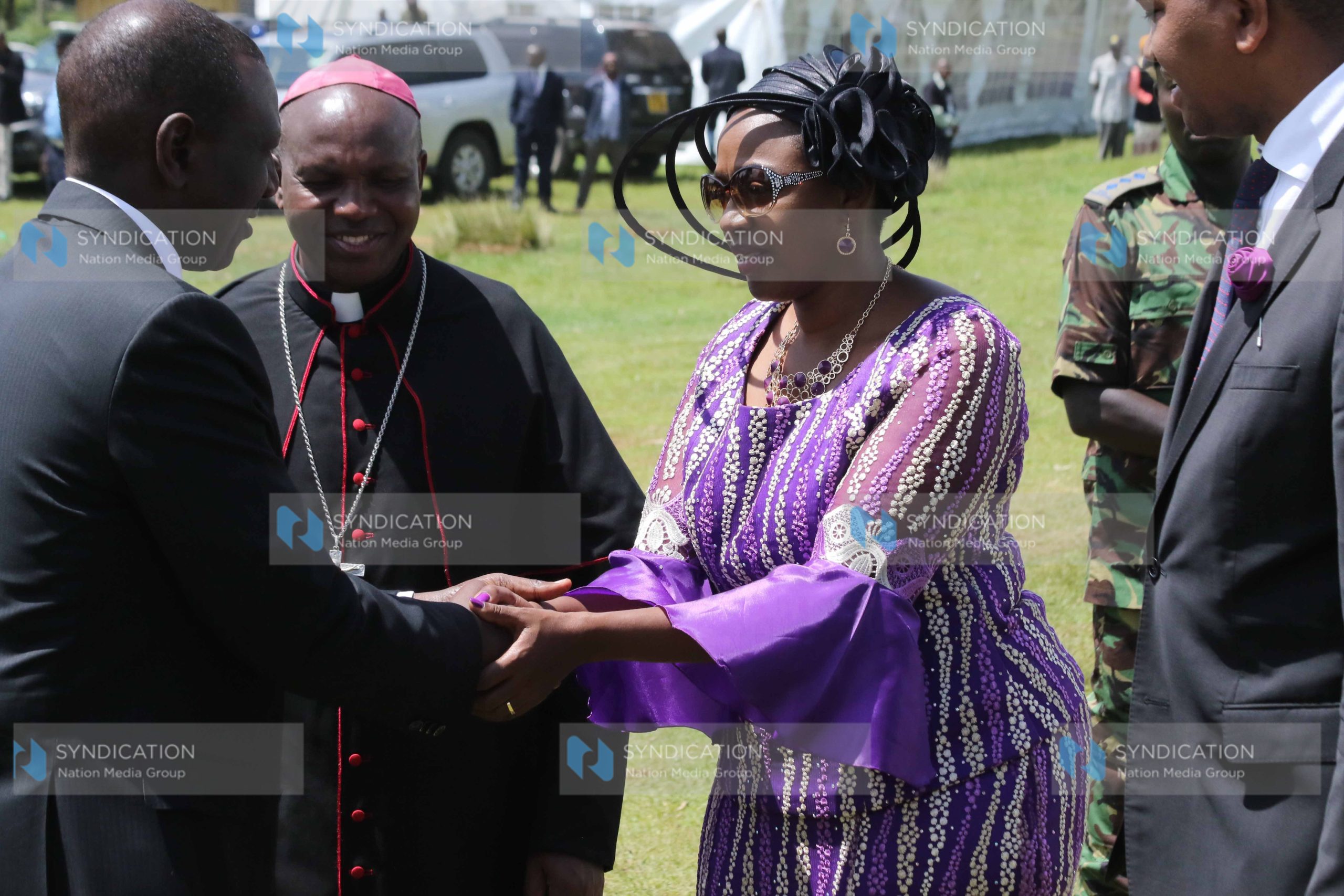 Deputy President William Ruto consoles Murang’a women representative Sabina Chege
