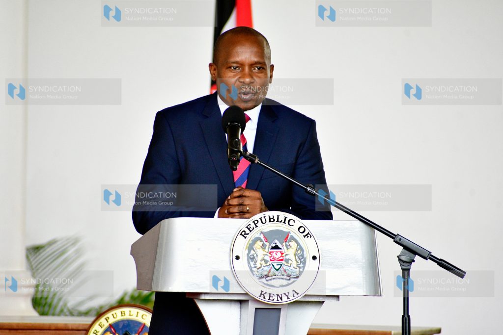 Deputy President Prof. Kithure Kindiki