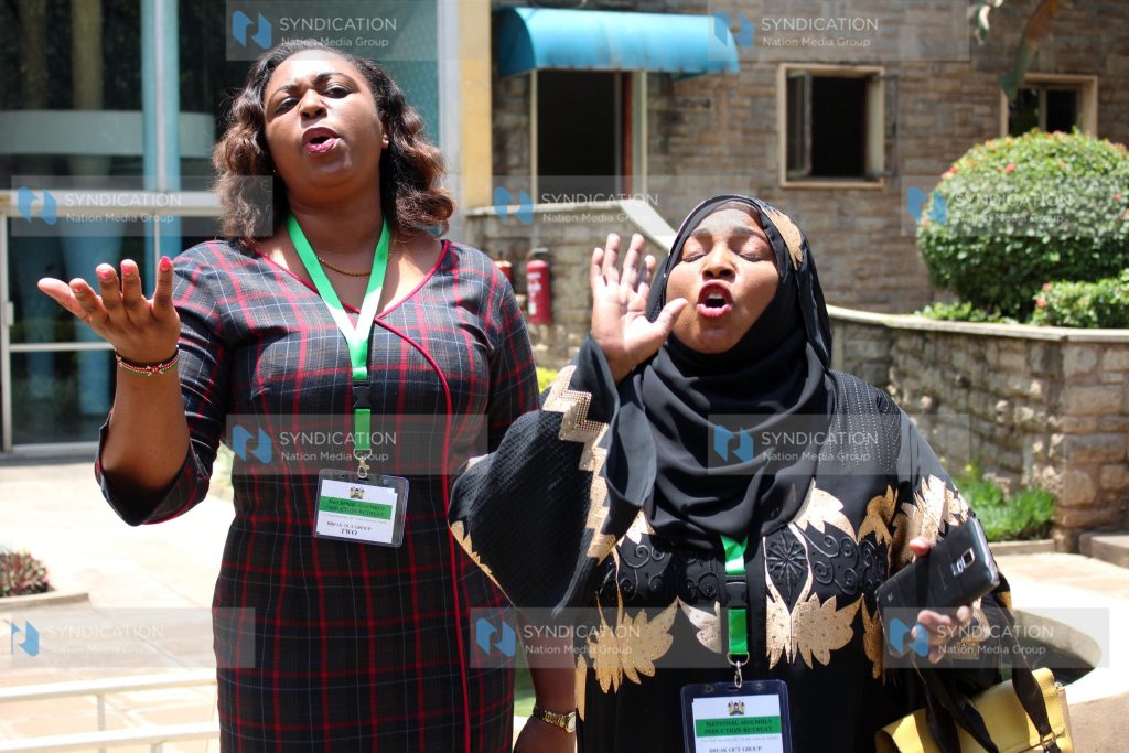 Malindi MP Aisha Jumwa and Mombasa County Women Rep Mishi Mboko