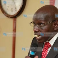 Education PS Belio Kipsang during the of the NRF