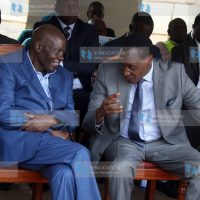 Lands CS Jacob Kaimenyi, and Nyeri governor Nderitu Gachagua