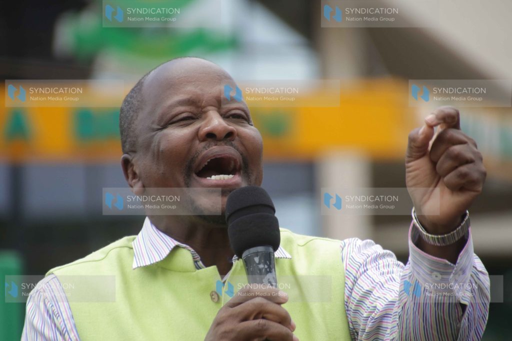 Agriculture Cabinet Secretary Mutahi Kagwe addresses wananchi