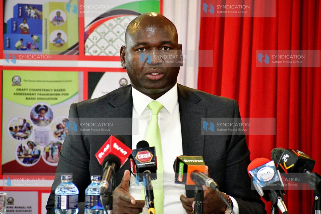 State Department for Basic Education Principal Secretary Julius Bitok