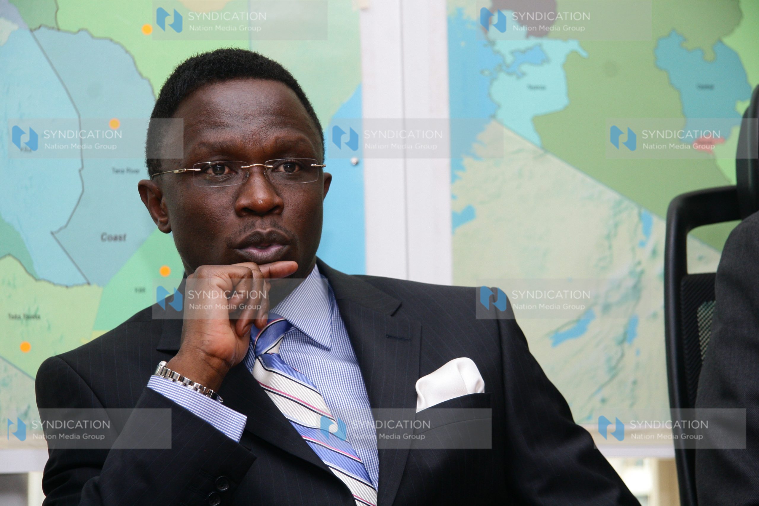 Budalangi MP Ababu Namwamba during a press conference