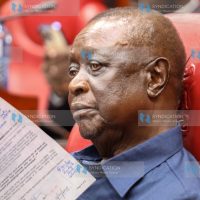 Senator Oburu Odinga and a member of the Senate CPAC