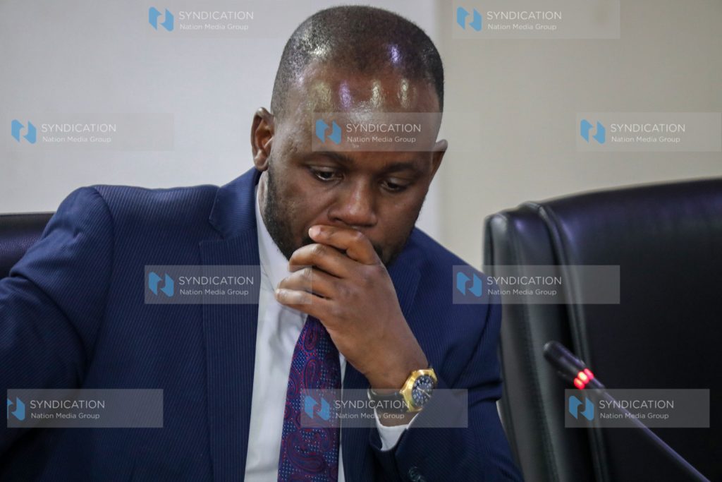 The Senate's CPAC chairperson Moses Kajwang'