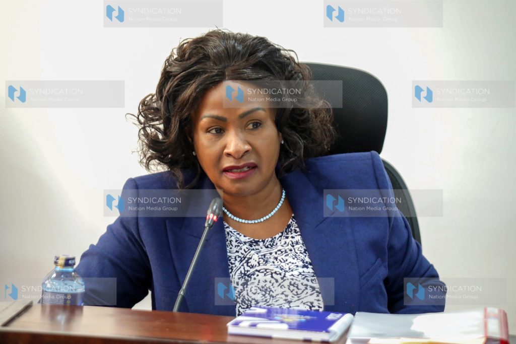 The Machakos County Governor Wavinya Ndeti