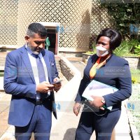 Mvita MP Abdulswamad Nassir and Homabay Woman representative Gladys Wanga