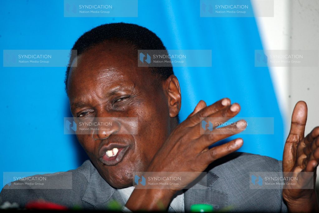 Ministry of Education, Science and Technology Cabinet Secretary Prof. Jacob Kaimenyi