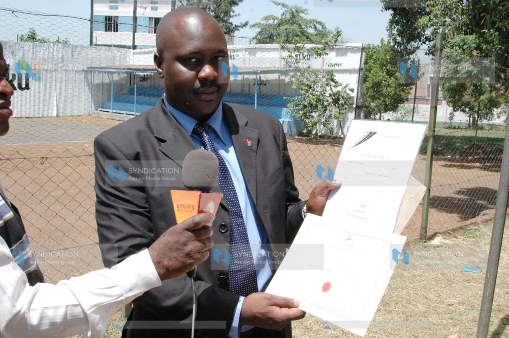 Kisumu Central constituency URP candidate Mr. Zuberi Odhiambo Liete