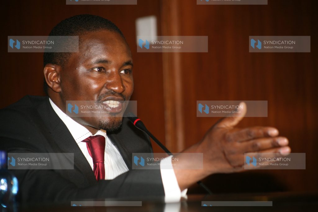 Former Assistant Minister for Water Mwangi Kiunjuri