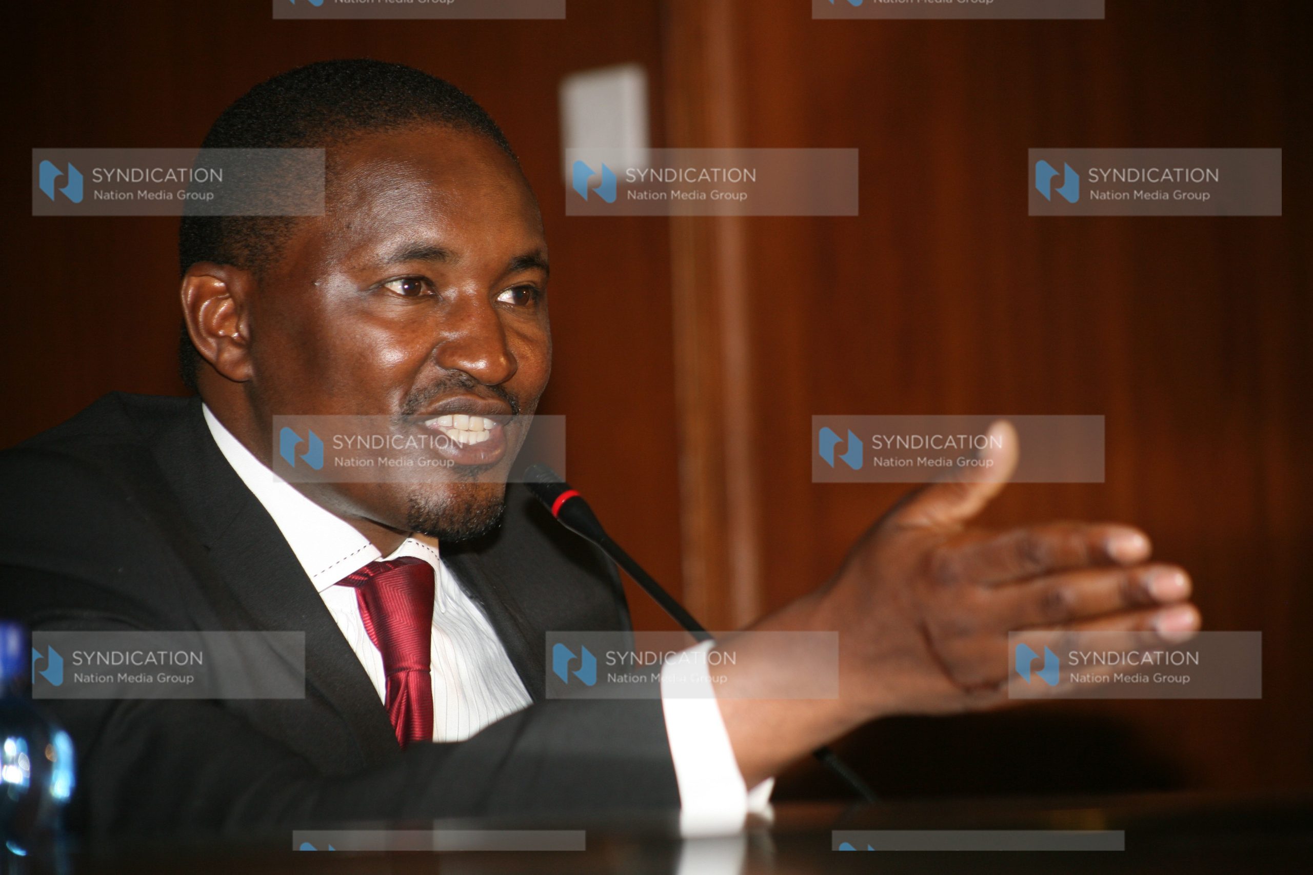 Former Assistant Minister for Water Mwangi Kiunjuri