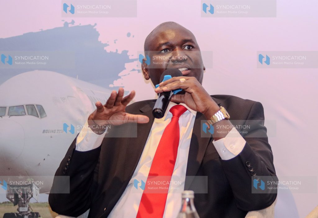 Principal Secretary Julius Bitok addressing delegates during a panel discussion