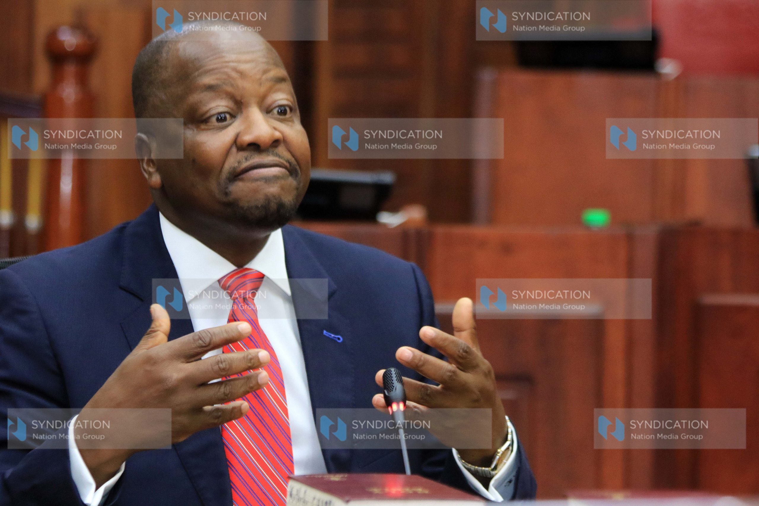 Nominee for appointment as Cabinet Secretary for the Ministry of Health Mutahi Kagwe